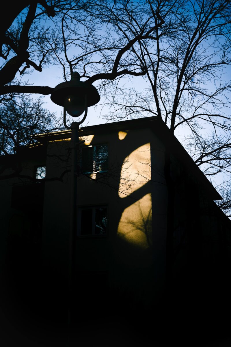 A house with a shadow. Shot on Ricoh GRIIIx