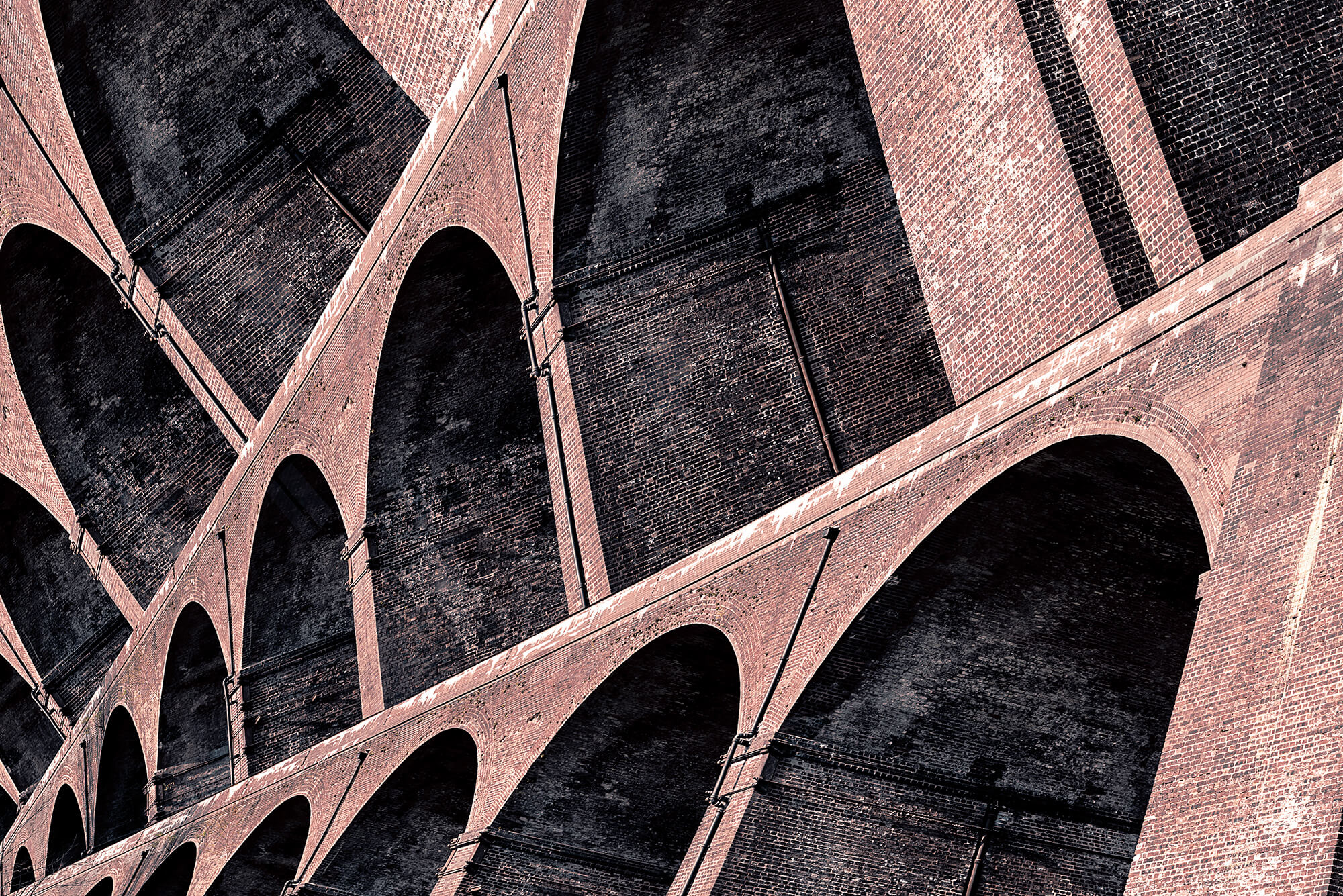 Brick viaduct Photo manipulation