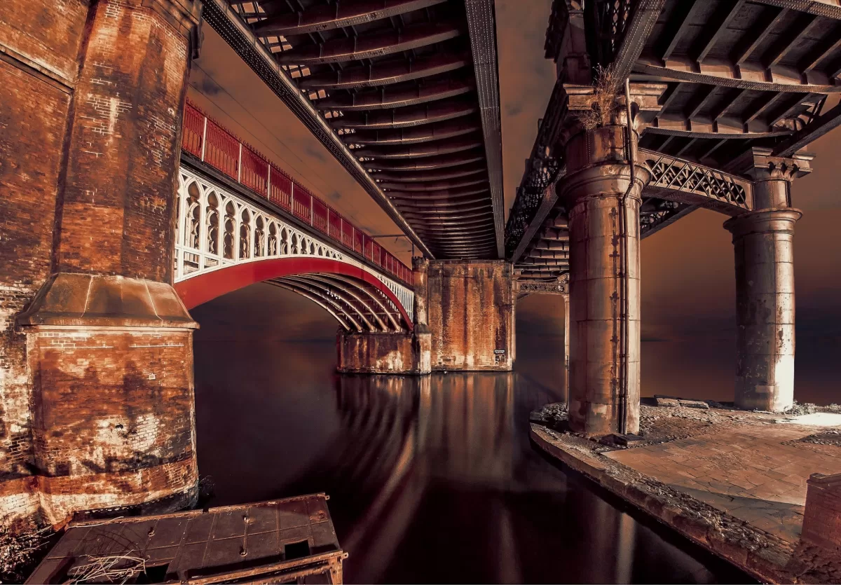 Three bridges in the nowhere