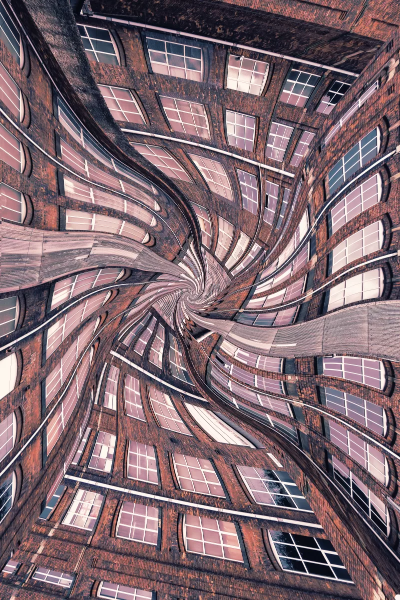  Industrial style fine art project: a twisted brick mill