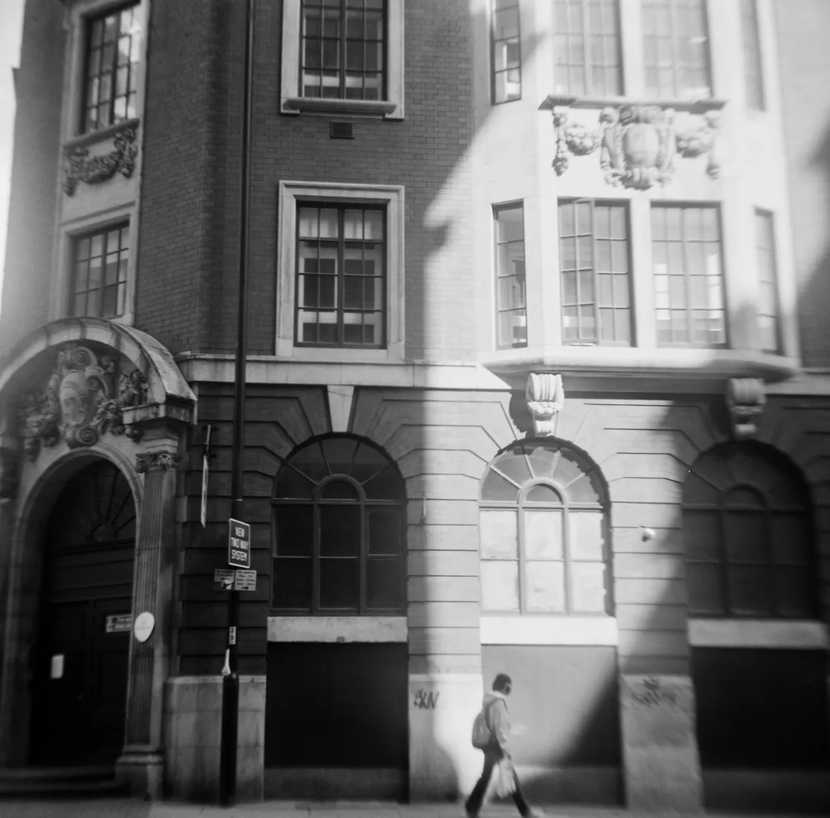 Medium format film. Street photograph in Manchester