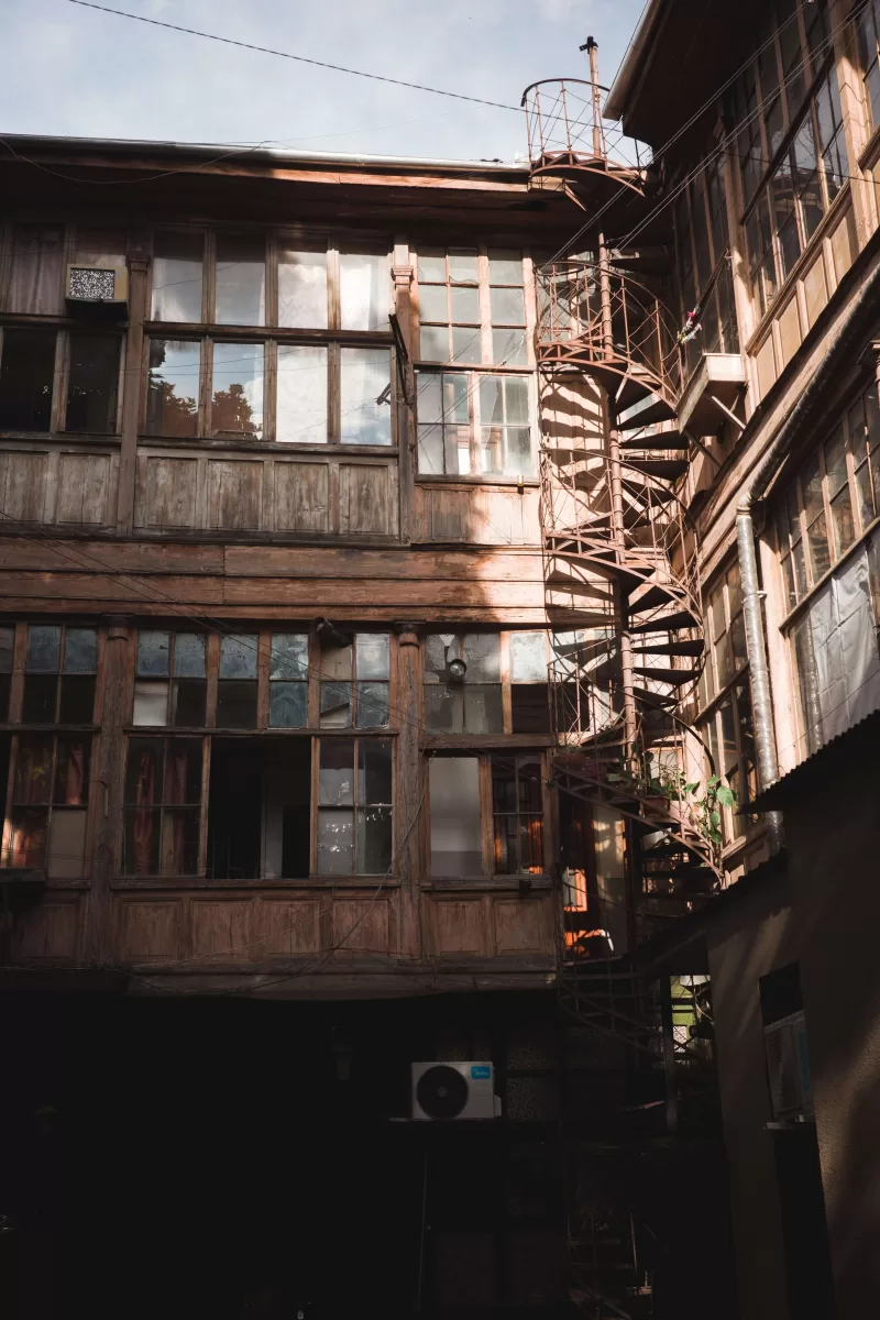 A Georgian Backyard. Travel photos of Georgia