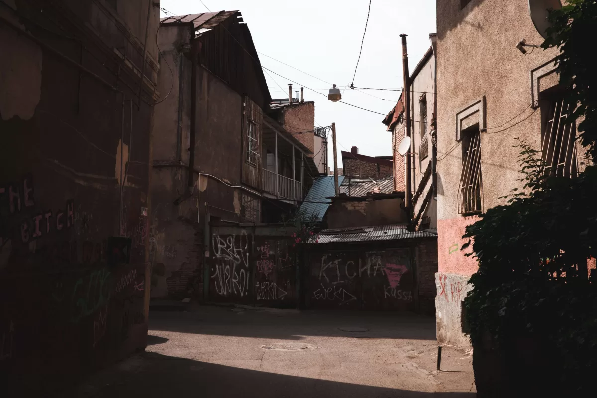 Georgian Yard in Tbilisi
