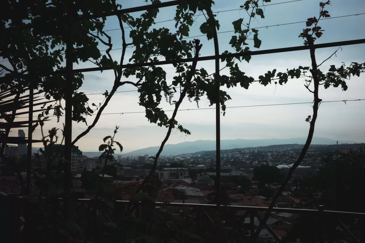A view of Tbilisi from Above. Travel photos of Georgia