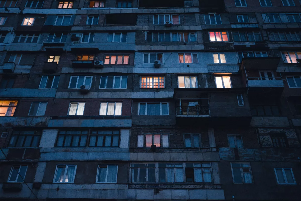 Travel Photos of Georgia a towerblock in Tbilisi