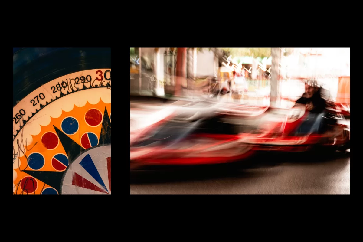 Photowalks in Vienna. Fine art photo of amusement park Prater