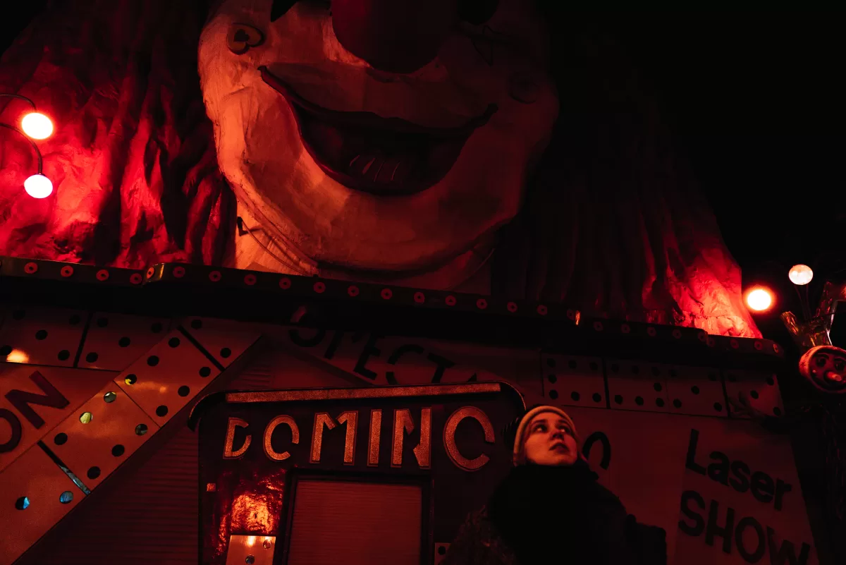 Photography locations in Vienna: Prater park at night. Street photography by Fedor Vasilev 