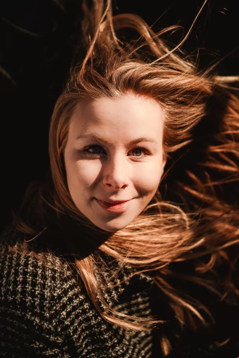 Creative portrait photograph of a woman