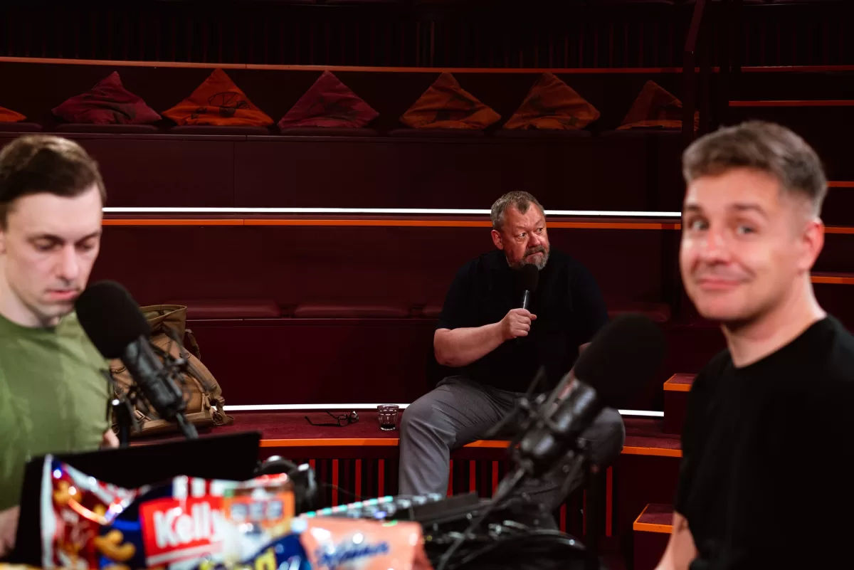 Event preparation and speakers testing microphones before a show in Vienna by Photographer Fedor Vasilev